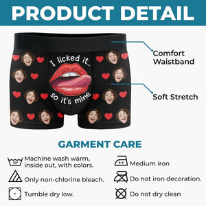 Personalized Photo Boxer Briefs โ Funny Valentine's Day Gift For Him