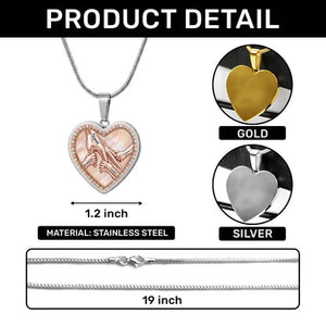 Personalized Name Family Heart Necklace - Mother's Day Gift