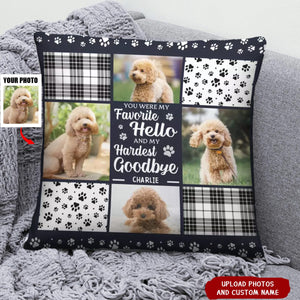 Custom Photo You Are Always My Favorite Hello - Memorial Personalized Custom Pillow