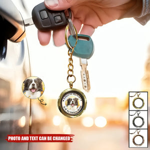 Custom Photo Pet Memorial - Personalized Keepsake Keychain