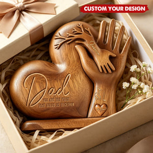 Dad You Are The Piece That Holds Us Together - Personalized Father Custom Shaped Plaque