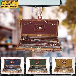 Personalized Ornament For Hunter - Gift For Hunting Lovers - Shotgun Cases Ornament