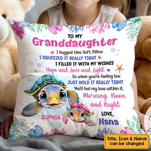 Gift For Granddaughter/grandson I Hugged This Soft Pillow