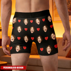 Personalized Photo Boxer Briefs โ Funny Valentine's Day Gift For Him