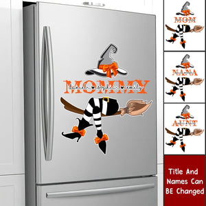 Personalized Gift For Nana/Mom Witch Halloween Decal