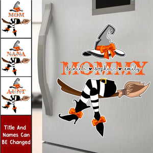 Personalized Gift For Nana/Mom Witch Halloween Decal