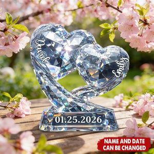Personalized Heart Plaque – Valentine’s Day Gift for Couples