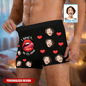 Personalized Photo Boxer Briefs โ Funny Valentine's Day Gift For Him