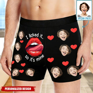 Personalized Photo Boxer Briefs โ Funny Valentine's Day Gift For Him