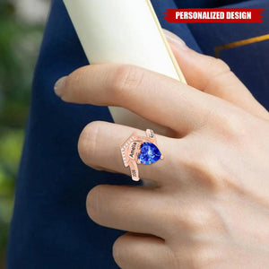 Personalized Graduation Ring - Graduation Gift for Her