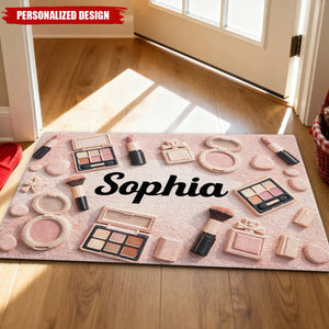 Personalized Makeup Doormat – Gift For Bestie and Beauty Lovers