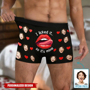 Personalized Photo Boxer Briefs โ Funny Valentine's Day Gift For Him