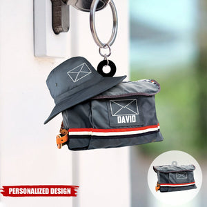 Personalized Postal Worker Keychain-Gift For Mail Carrier-2024 New Release
