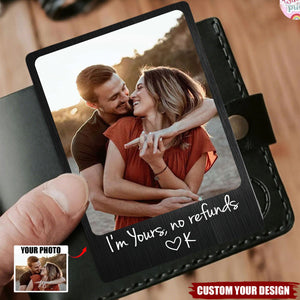 Personalized Photo Metal Wallet Card, Wallet Accessories For Men