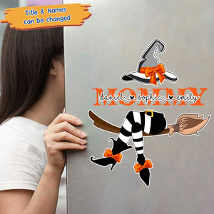 Personalized Gift For Nana/Mom Witch Halloween Decal