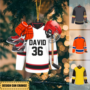 Hockey Essentials - Personalized Acrylic Ornament
