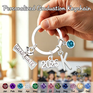 2026 Graduation Keychain - Personalised Gift for Graduates