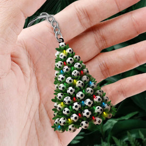 Christmas Soccer Tree Keychain-Gifts For Soccer Lover-2024 New Release- 2024 New Release