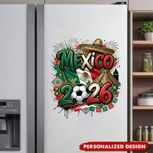 Personalized 2026 World Cup Country sticker - Custom Name