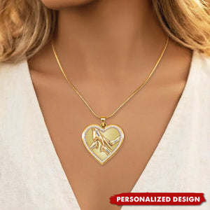 Personalized Name Family Heart Necklace - Mother's Day Gift