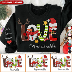 2024 New Release Christmas Snowman Love Grandma and Grandkids