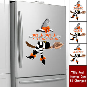 Personalized Gift For Nana/Mom Witch Halloween Decal