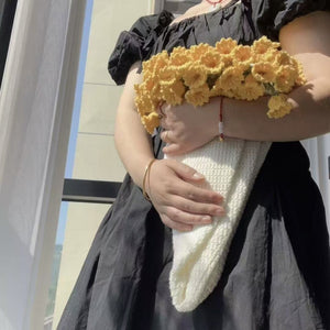 Personalized Handmade Bouquet Blanket