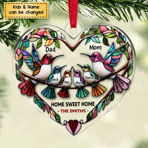 Together We Make A Family - Personalized Acrylic Ornament For Christmas