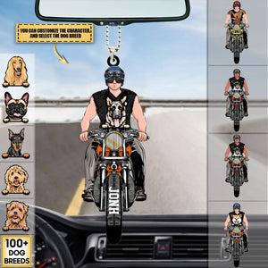 Custom Personalized Motorcycle Retired Car Hang Ornament