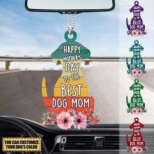 Custom Personalized Dog Mom Car Hang Ornament