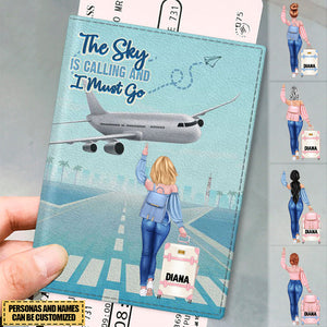Personalized Passport Cover, Passport Holder - It's Girls Trip