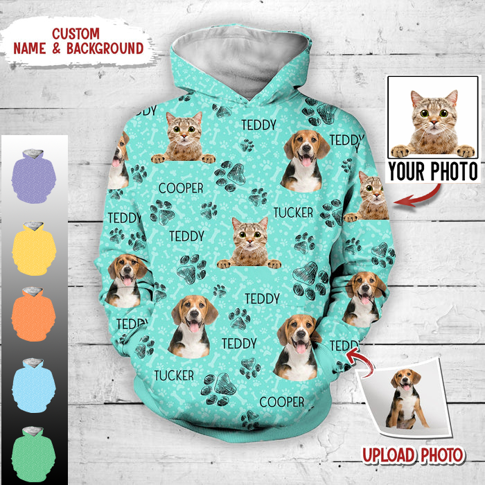 Custom Photo Pet 3D Hoodie