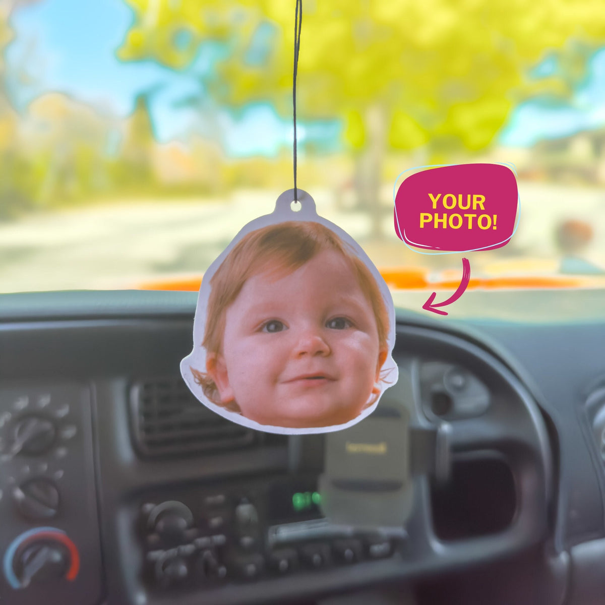 Personalized Cute Car Photo Car Air Freshies