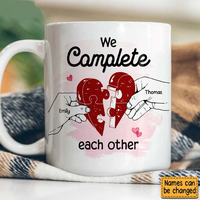 Couple Gift We Complete Each Other Mug