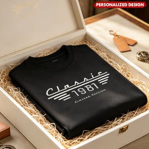 Personalized Classic Custom Birth Year Limited Edition T-Shirt - Father's Day Gifts