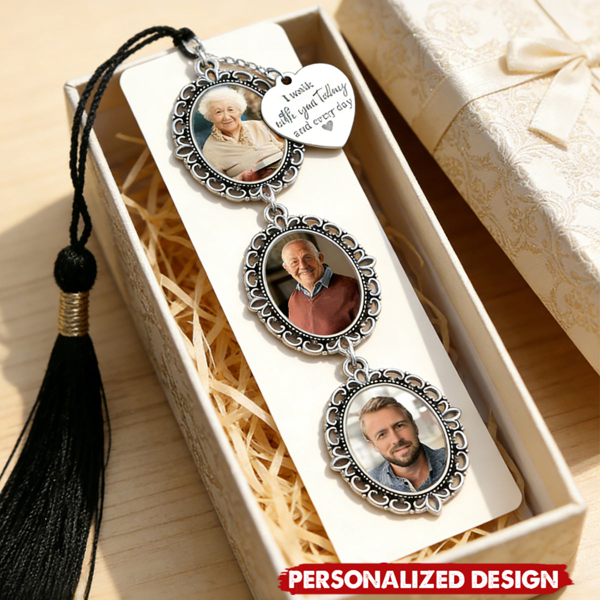 Personalized Graduation Memorial Photo Charm With Loving Memory Saying