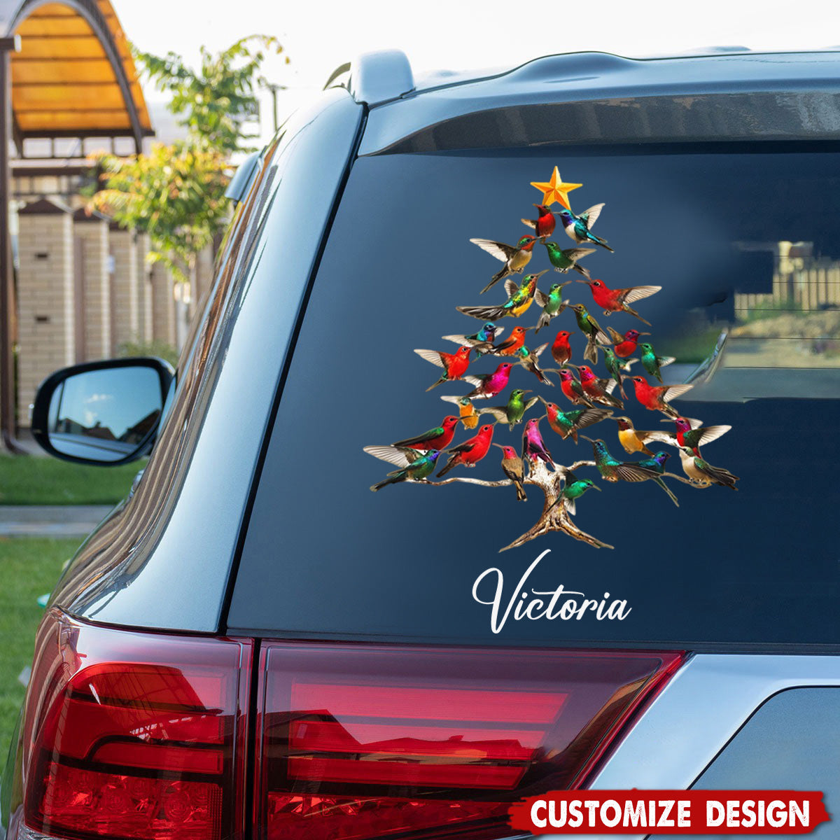 Personalized Hummingbird Decal - Gift For Bird Lovers