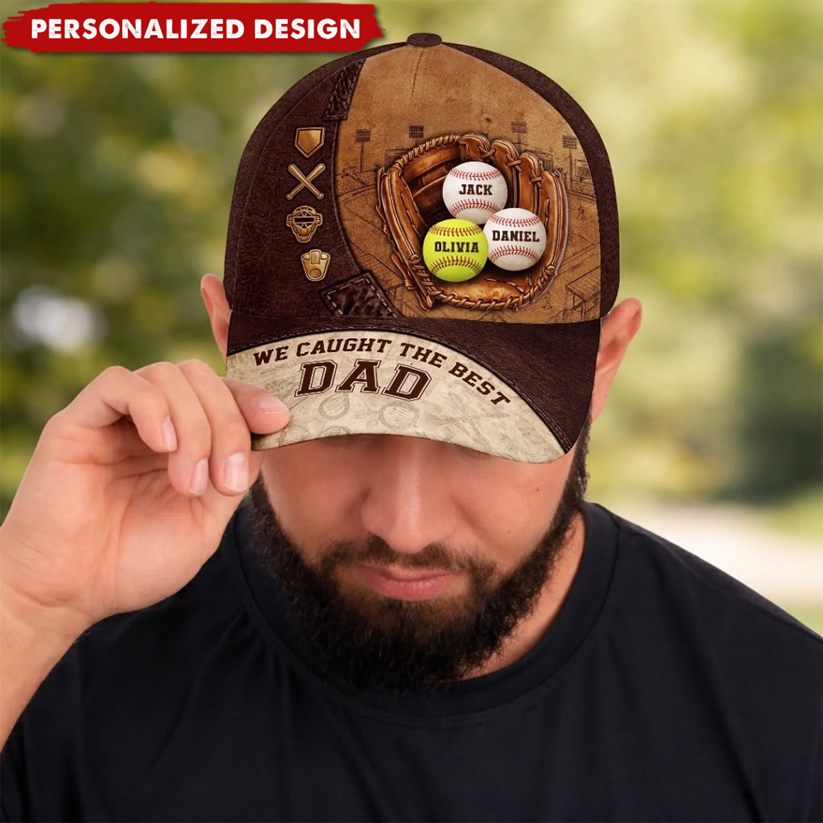 Personalized Kid Names Baseball  Hat - Mother's Day, Father's Day Gifts For Mom, Dad