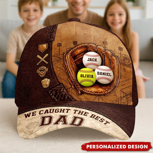 Personalized Kid Names Baseball  Hat - Mother's Day, Father's Day Gifts For Mom, Dad