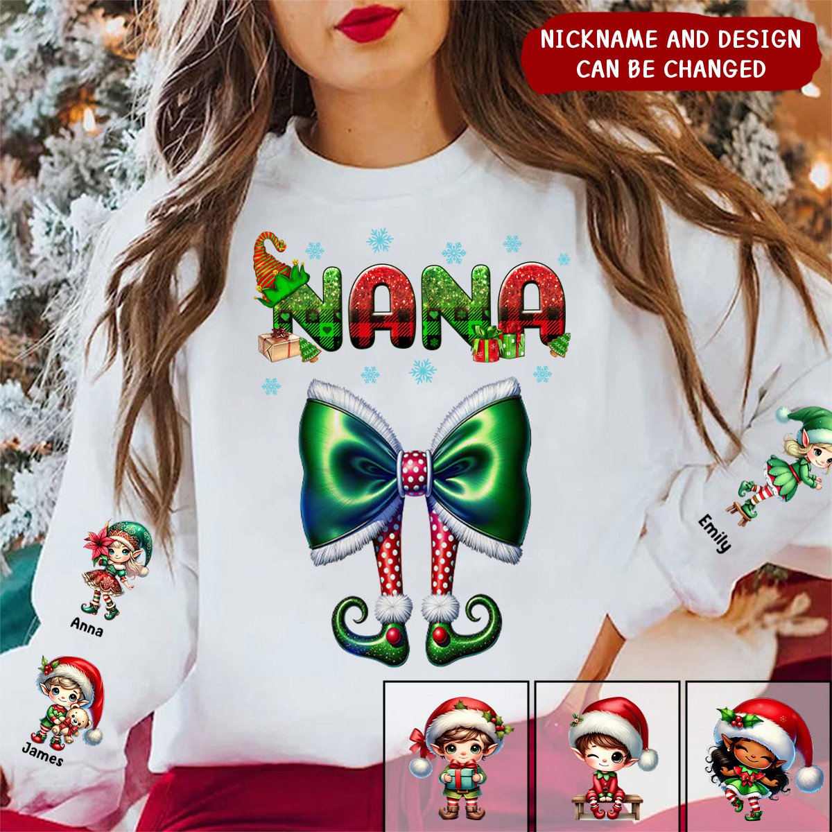 Personalized Christmas Gifts For Mom/Grandma Sweatshirt