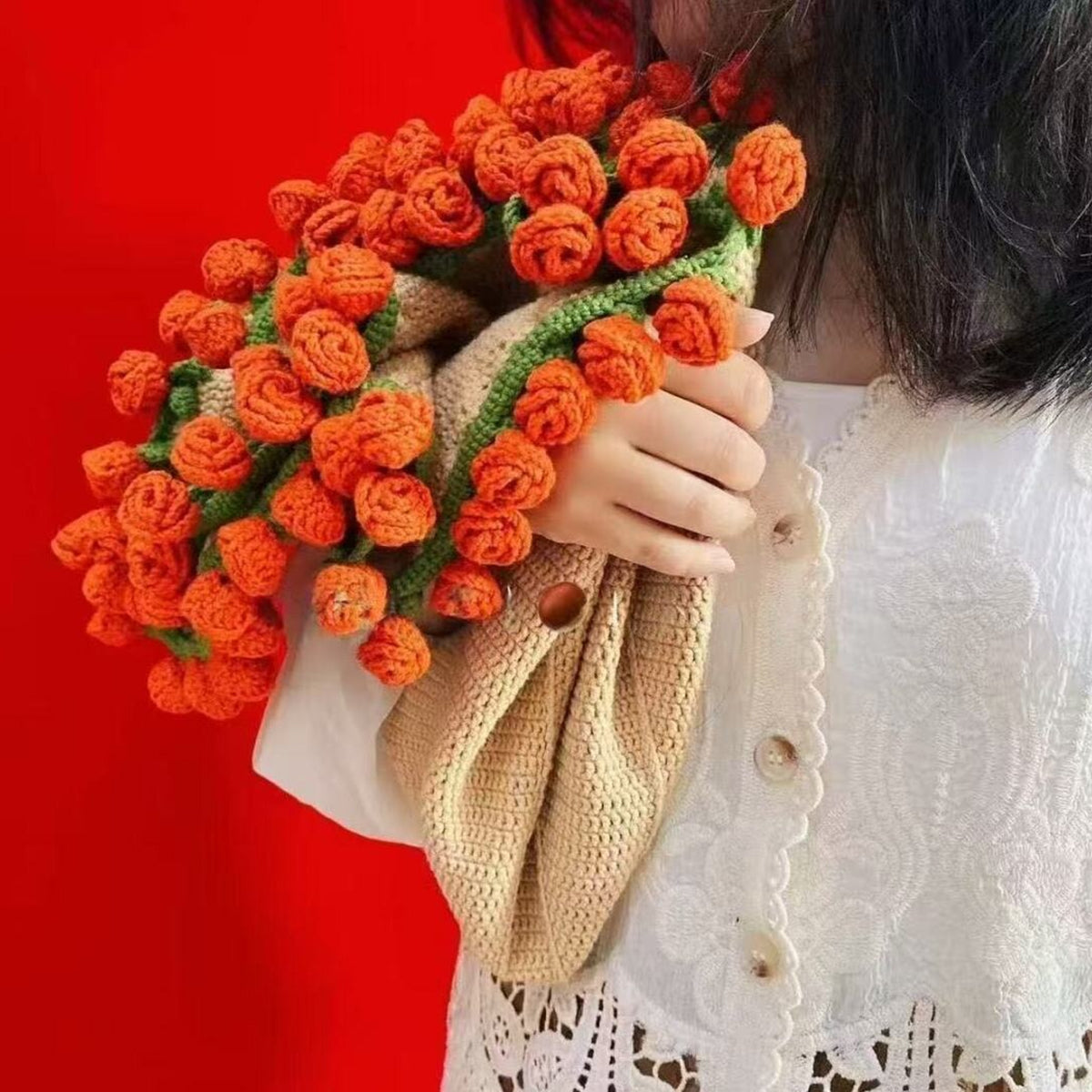 Personalized Handmade Bouquet Blanket