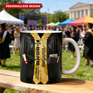Be The Best Of Whatever You Are - Personalized Graduation Gown Mug
