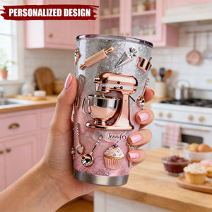 Custom Name Baking Tumbler – Perfect Gift for Bakers, Baking Lover