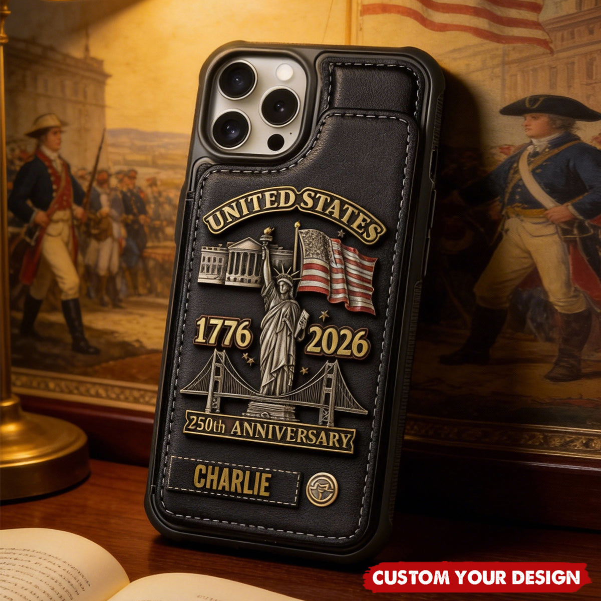 250th Anniversary - Personalized Wallet Phone Case