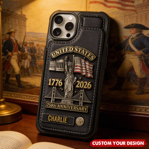 250th Anniversary - Personalized Wallet Phone Case
