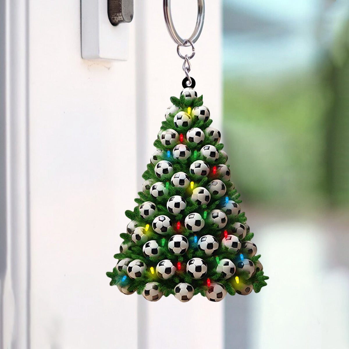 Christmas Soccer Tree Keychain-Gifts For Soccer Lover-2024 New Release- 2024 New Release