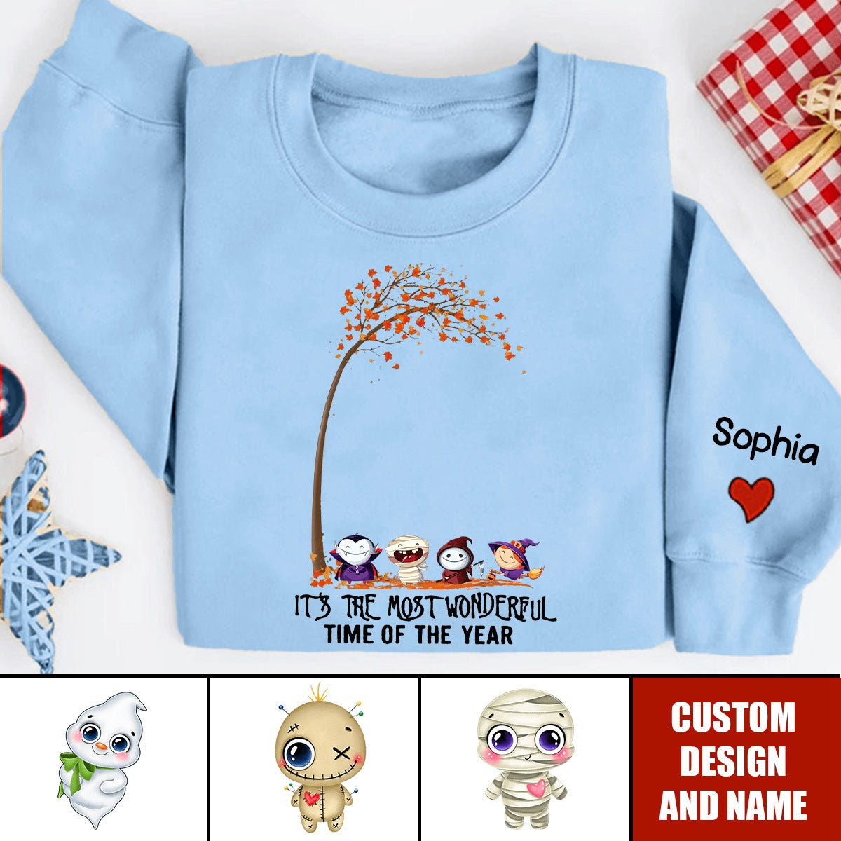 It's the Most Wonderful Time of the Year Halloween Sweatshirt, Vintage Halloween Sweatshirt