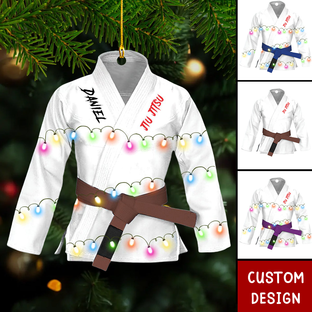 Personalized Jiu Jitsu Uniform Ornament-Gifts For Jiu Jitsu Lovers - 2024 New Release