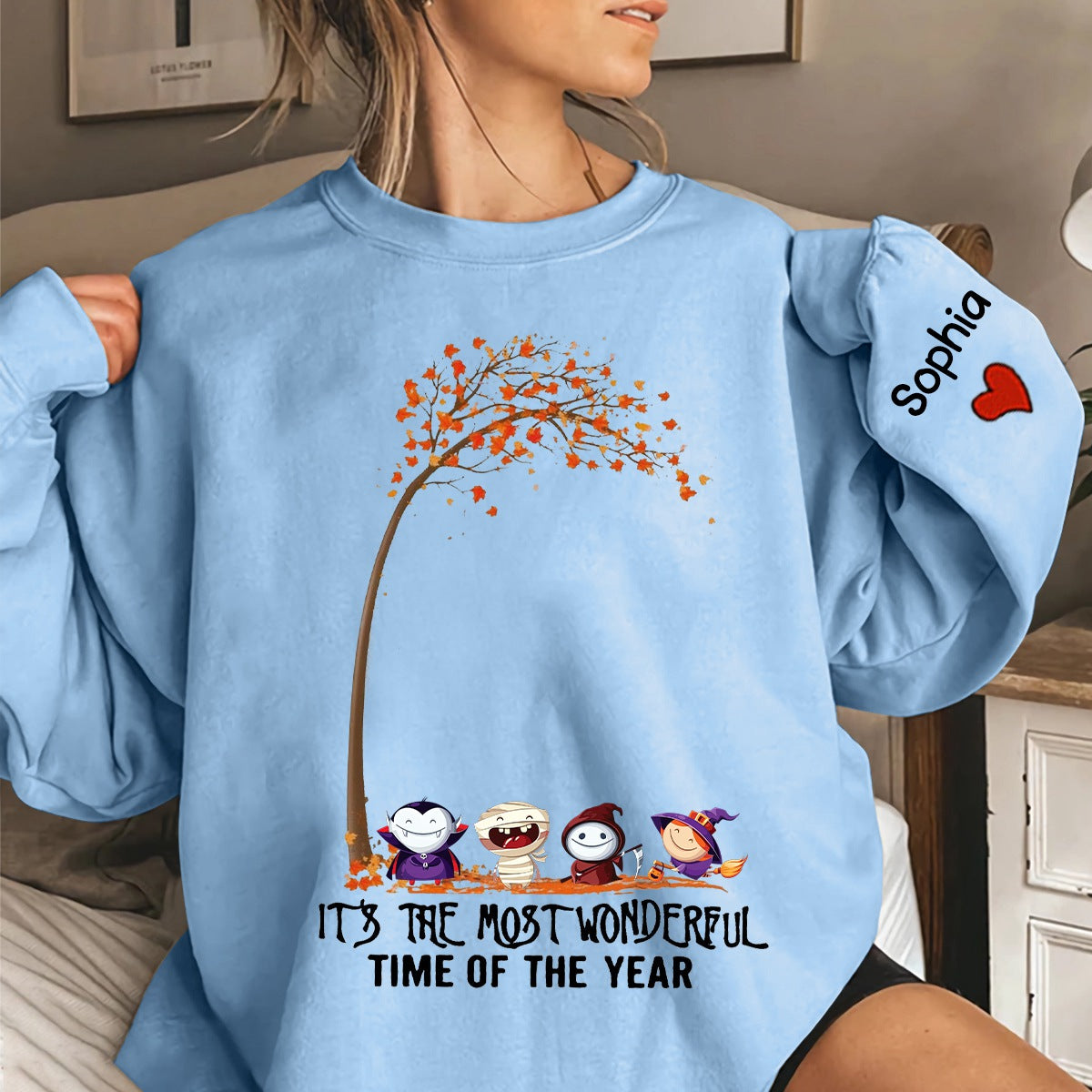 It's the Most Wonderful Time of the Year Halloween Sweatshirt, Vintage Halloween Sweatshirt