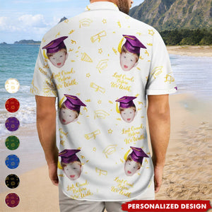 Personalized Graduation Photo Hawaiian Shirt - "Look Who's Graduated" Custom Face Print Shirt